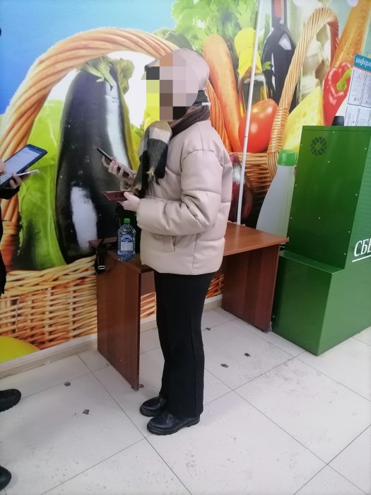 В областном центре в магазине задержана «девушка-белка»