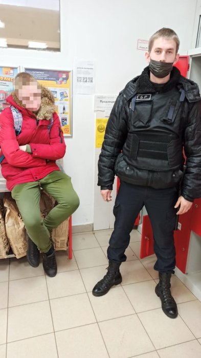 Сотрудники ЧОПа «Карат-Север» в Вологде задержали вора