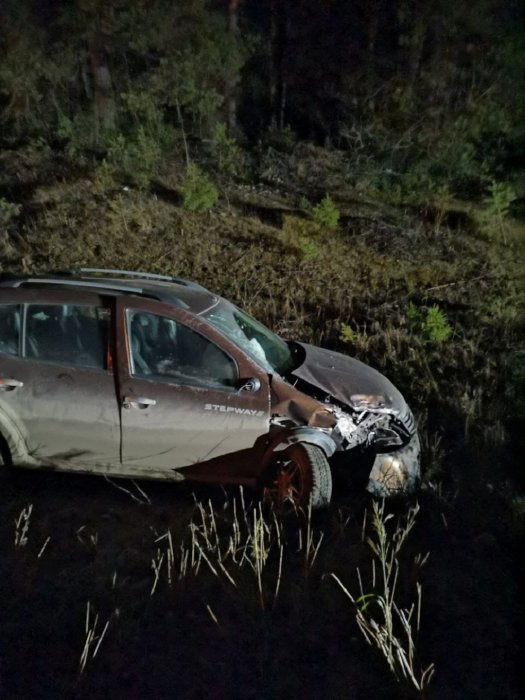 Под Великим Устюгом произошла тройная авария, пострадала женщина