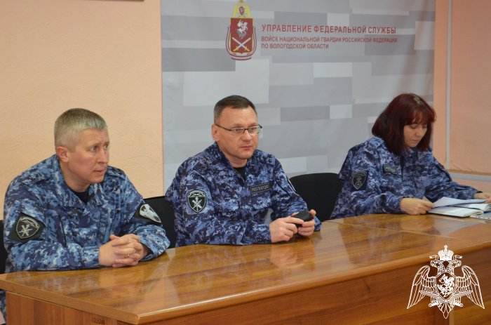 В ВОЛОГДЕ СОСТОЯЛАСЬ ВСТРЕЧА РУКОВОДСТВА УПРАВЛЕНИЯ РОСГВАРДИИ РЕГИОНА С ПРЕДСТАВИТЕЛЯМИ ЧАСТНЫХ ОХРАННЫХ ПРЕДПРИЯТИЙ