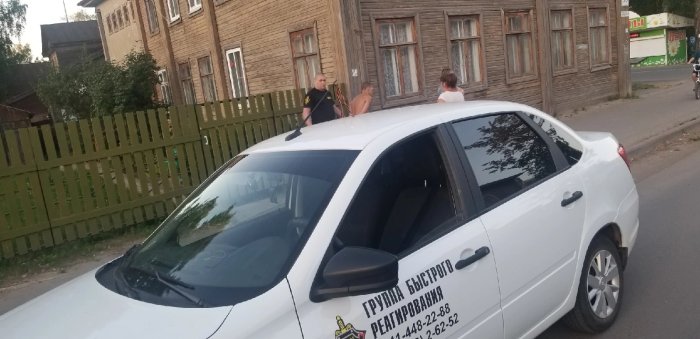 В Великом Устюге задержан пьяный дебошир	